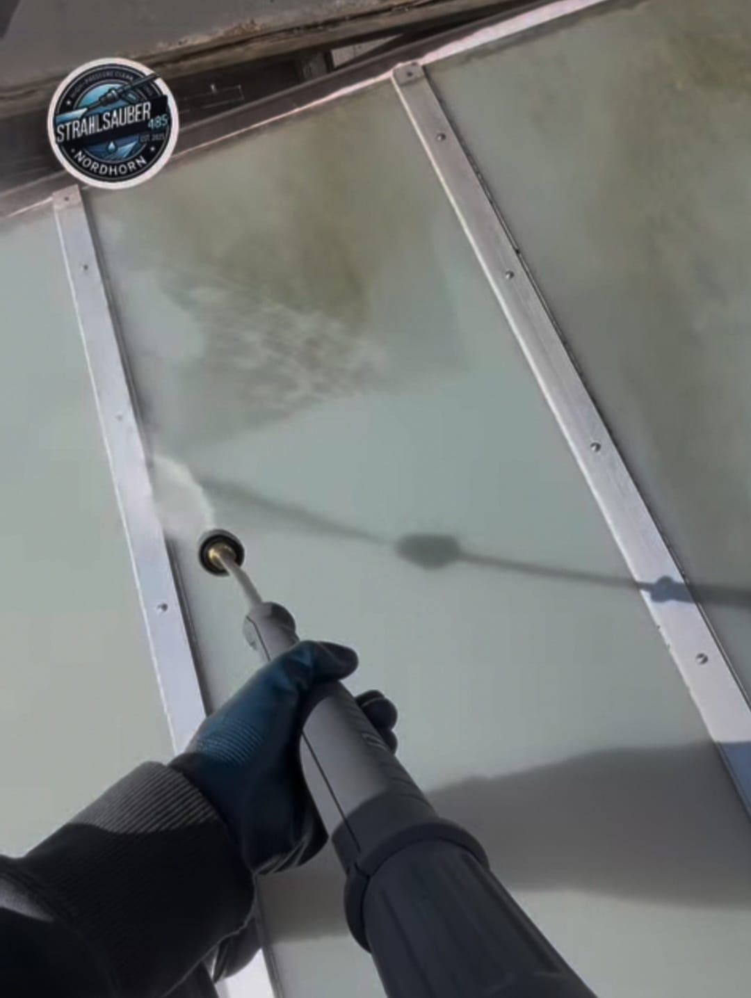 Hochdruckreiniger im Einsatz